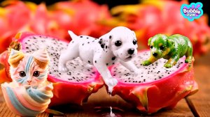 🍉 Милые Фруктовые Малыши 🥝 ФРУКТОВЫЕ СОБАЧКИ. Необычный Удивительный ИИ ASMR.