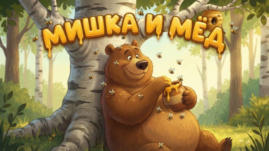 Песня про мишку и мёд🐻🍯🐝
