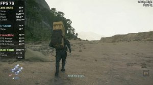 Intel ARC B580 | DEATH STRANDING 2: ON THE BEACH