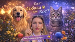 Тест: Кот или Пес?