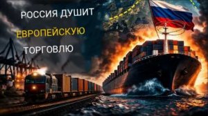 Никто этого не замечает... Но Россия потихоньку душит европейскую торговлю.
