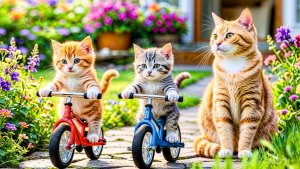 Мама кошка купила Арбуз ❤️ Милые ИИ Мультики для Детей