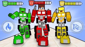 Джей Джей Оптимус Прайм против Майки Трансформер против Бананакида. Майнкрафт Мультик