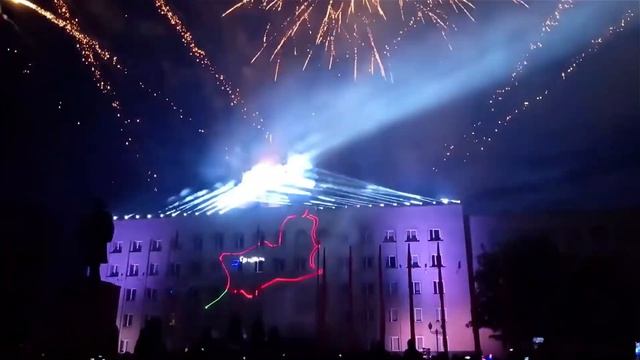 Лазерно-световое фейерверк-шоу  День Независимости Гродно