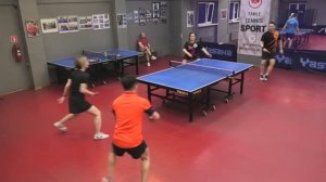 ФИНАЛ: Михайлов/Стратонова (1324) - Ким/Бандукова (1180) настольный теннис 22.03 Парный МИКСТ турнир