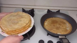 Самые простые блины на молоке — классический рецепт❗🔥