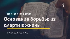 Воскресная школа | Основание борьбы: из смерти в жизнь | Илья Шаповалов