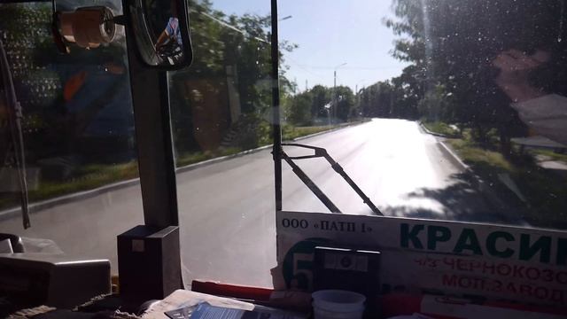 Лампово катаюсь на автобусе с душевным водителем