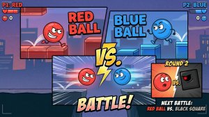 Мультики Синий - Красный Шарик #4 Ред Бол Видео Для Детей Прохождение Игры Игровые Мультфильмы