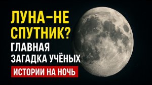 Кто и зачем «припарковал» Луну на орбиту Земли? Тайна, которую скрывают.  ИСТОРИИ НА НОЧЬ  #тайна
