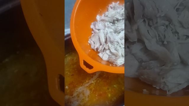 Куриные суп с нута