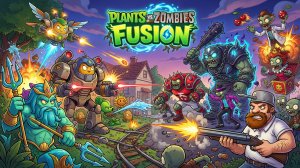 Зомби против растений PvZ Fusion Plants vs Zombies Растения против Зомби Битва