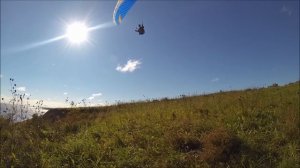 Параплан и балет. Полёты на параплане в динамике.