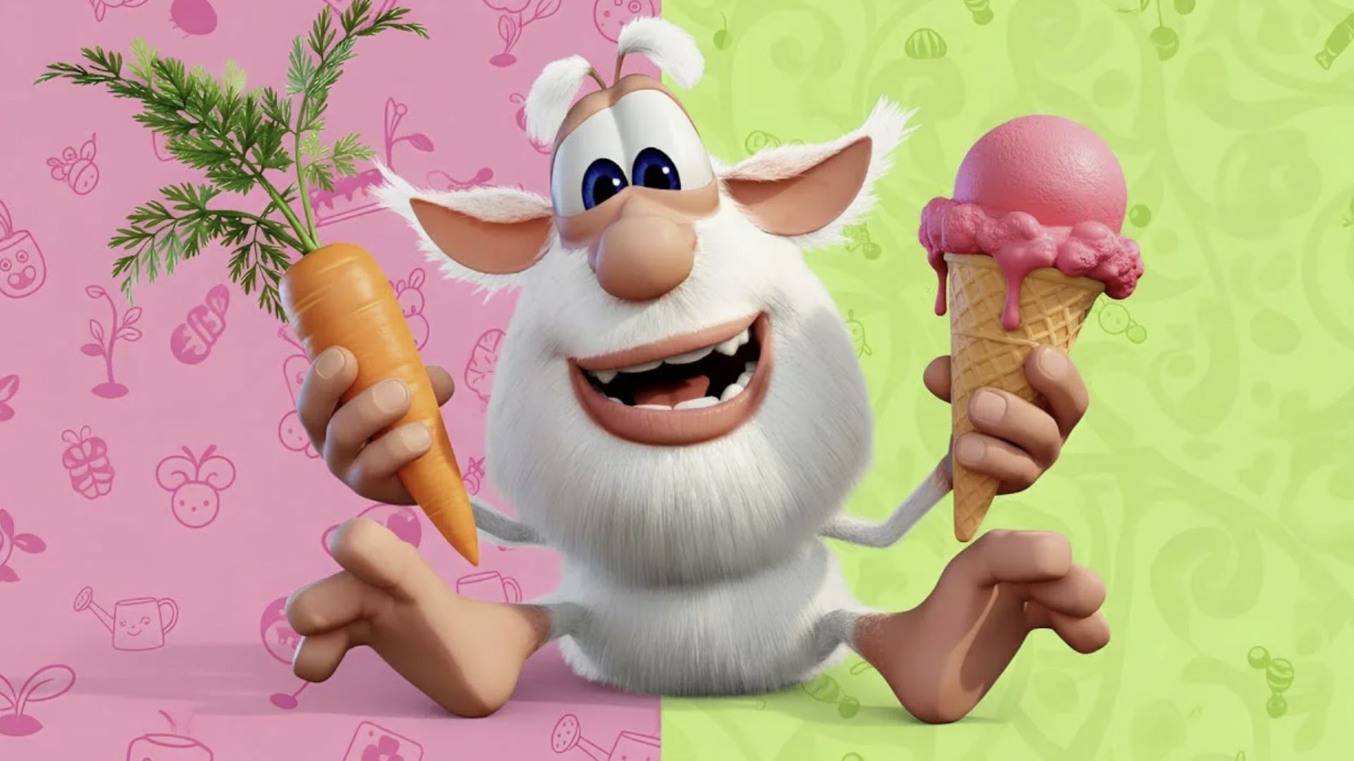 Большая подборка самых смешных серий мультика Буба для детей