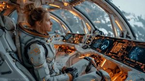 Future City 2190 (1 Hour, 4K)： Walking Through Tomorrow ｜ Relaxing Ambient Music-(1080p24)