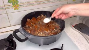 Аромат на всю кухню❗🔥 Нежное и вкусное мясо в насыщенной подливе❗🔥