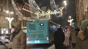 Прогулка по центру Питере ,новогодние праздники