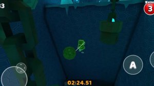 Super bear adventure: прохожу пещеры кротов.