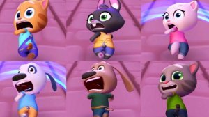 «Говорящий Том: гонка на время»!  Быстро бегите сквозь