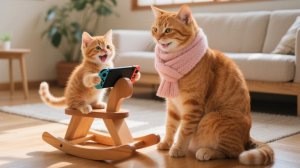 Трогательная история! Мама-кошка работает, чтобы купить Switch — исполнение мечты