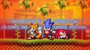 WHO ARE YOU ACCORDING TO YOUR SONIC SIGN?