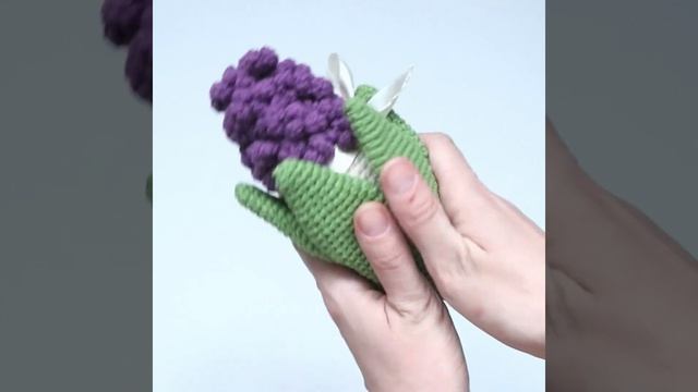 Кукла трансформер гиацинт связана крючком #shorts