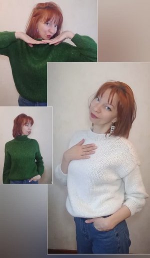 Новый свитерок! Просто, быстро и понятно. ❤️