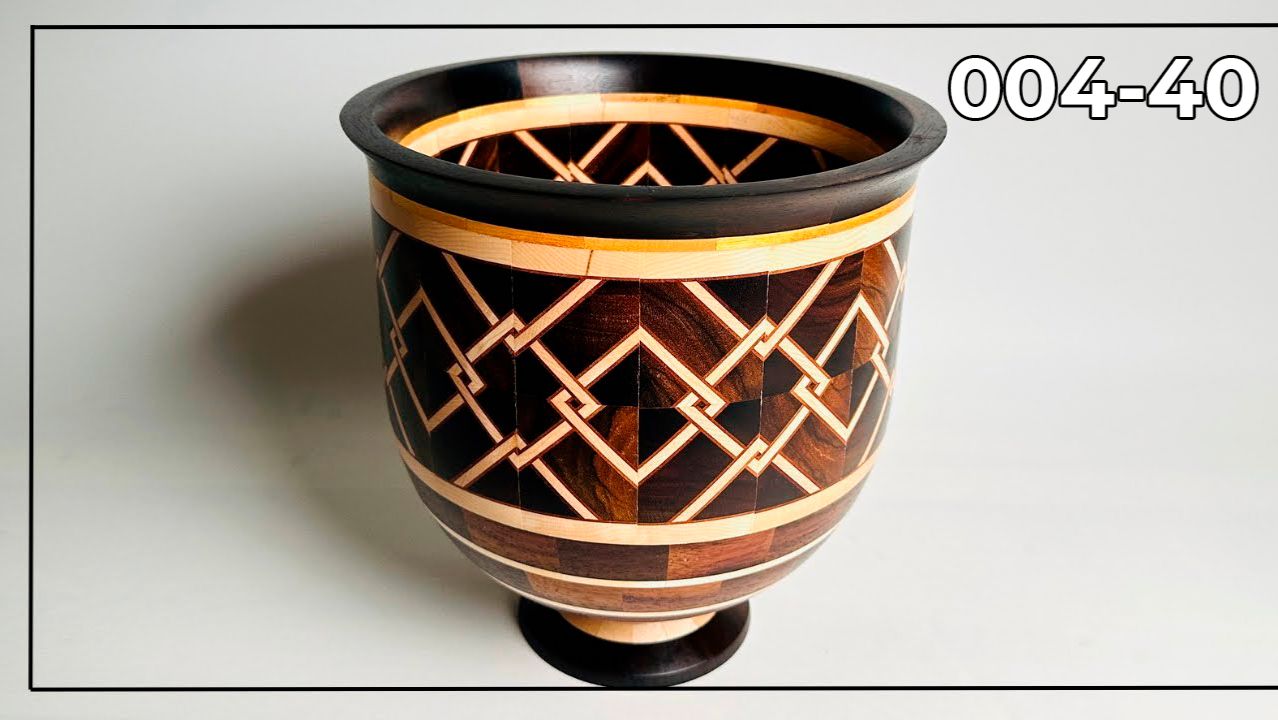 Сегментная ваза из дерева Токарка по дереву своими руками Мастер класс Сегментное точение по дереву