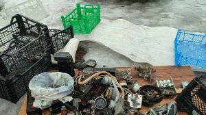 разбираю бидоны полные цветмета ч.2