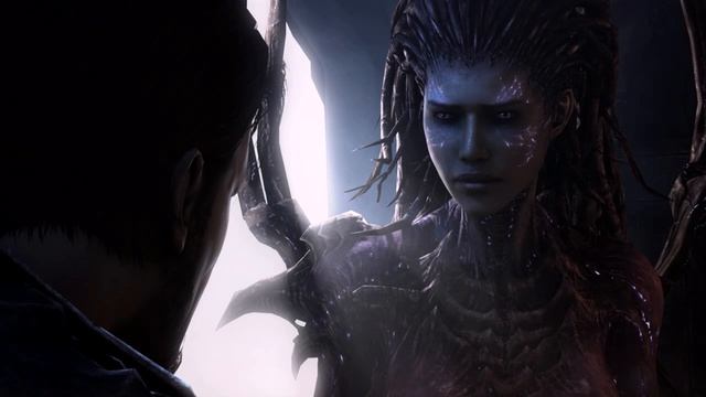 StarCraft II Семнадцатая миссия "Заключенный" плюс эволюция роевика