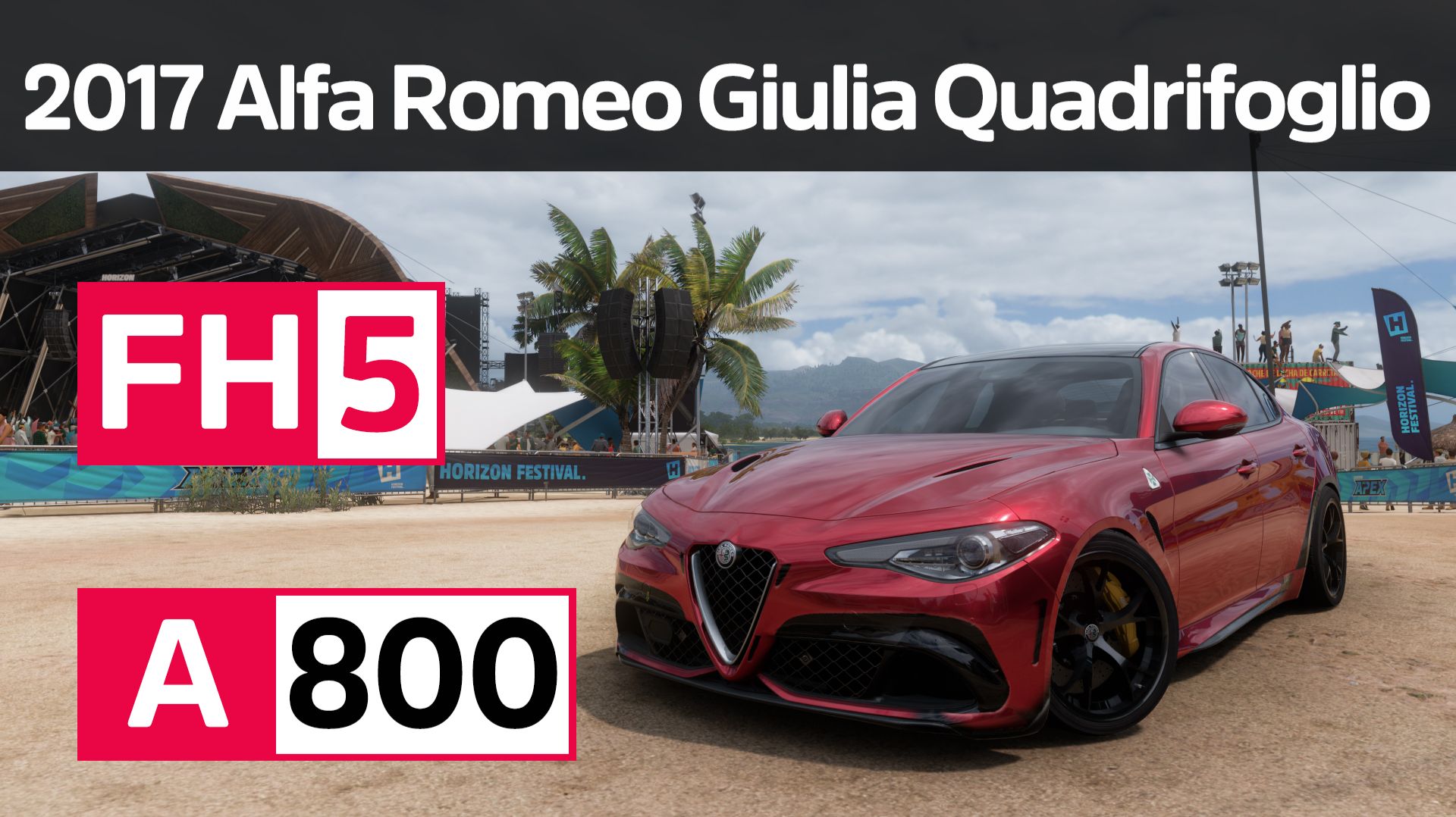 Forza Horizon 5 - 2017 Alfa Romeo Giulia Quadrifoglio, Race