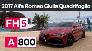 Forza Horizon 5 - 2017 Alfa Romeo Giulia Quadrifoglio, Race