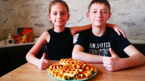 Банановые вафли на кефире Вафли в вафельнице Рецепт вафель