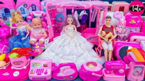 Играем в игрушки из мультика принцесса кукла Барби. Мультфильм для детей. ASMR АСМР