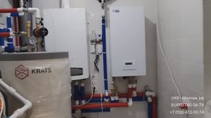 Монтаж котельной с вентиляционным каналом в частном доме.