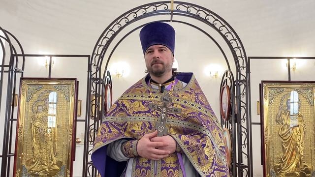 Проповедь в пятую Неделю Великого поста .(29.03.26.) Протоиерей Димитрий Нестеренко.