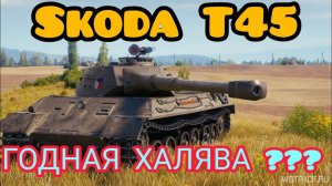 MAX Blitz Skoda T45  обзор