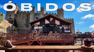 Обидуш, Португалия 🍫 Фестиваль шоколада 2026 🇵🇹 Пешеходная прогулка по средневековому городу в 4K