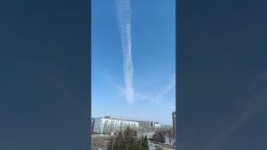 LIVE ОГО ОТ ЧЕГО  КАКОЙ СЛЕД В НЕБЕ!#live#29марта #самарская