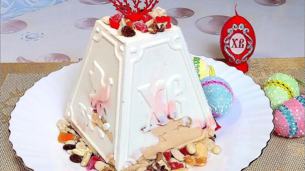 Творожная ПАСХА без марли, яйц и масла нежнейшая Пасха 2026