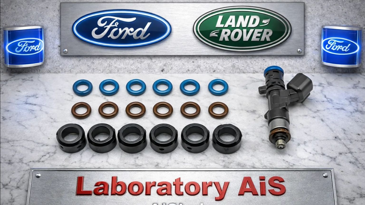 Полный Ремкомплект на 6 инжекторов B-178, Ford Explorer,LR Discovery 3,.mp4