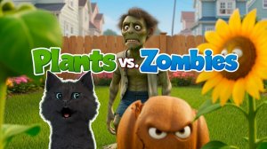 Супер Кот и Растения против зомби НОВОЕ НАЧАЛО #1 🐱 Plants vs Zombies