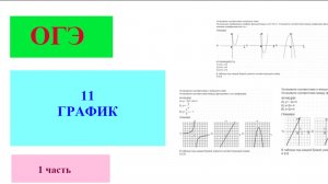 Разбор заданий №11 ОГЭ на тему "Графики функций"