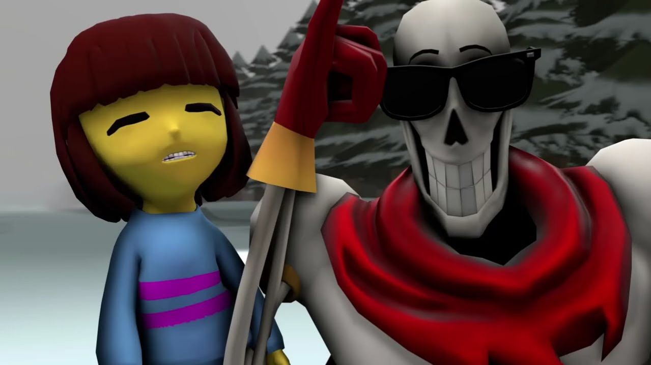 Реалистичный Undertale все серии на русском