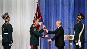 Президент выступил на торжественном вечере, посвящённом 10-летию Росгвардии, 27 марта 2026 года