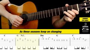 LIFE GOES ON Oliver Tree на Гитаре. Уроки Гитары. Ноты и табы Гитары Level Up Guitar Tabs
