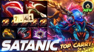 [7.41] Satanic Weaver Top Carry — профессиональный геймплей в Dota 2 [Смотри и учись]
