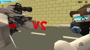 мой робот VS лазера мена