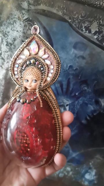 Декупаж онлайн мастер класс «Русская красавица»