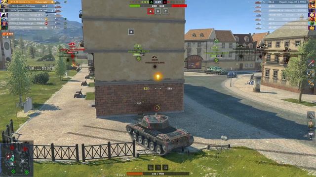 Vickers Light 4.9к урона и взятый мастер